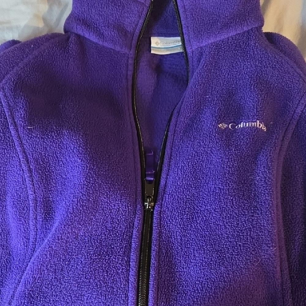 Columbia Vibrant Purple Fleece Jacket